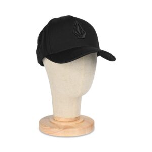 Volcom Embossed Stone ADJ Snapback Cap - Black