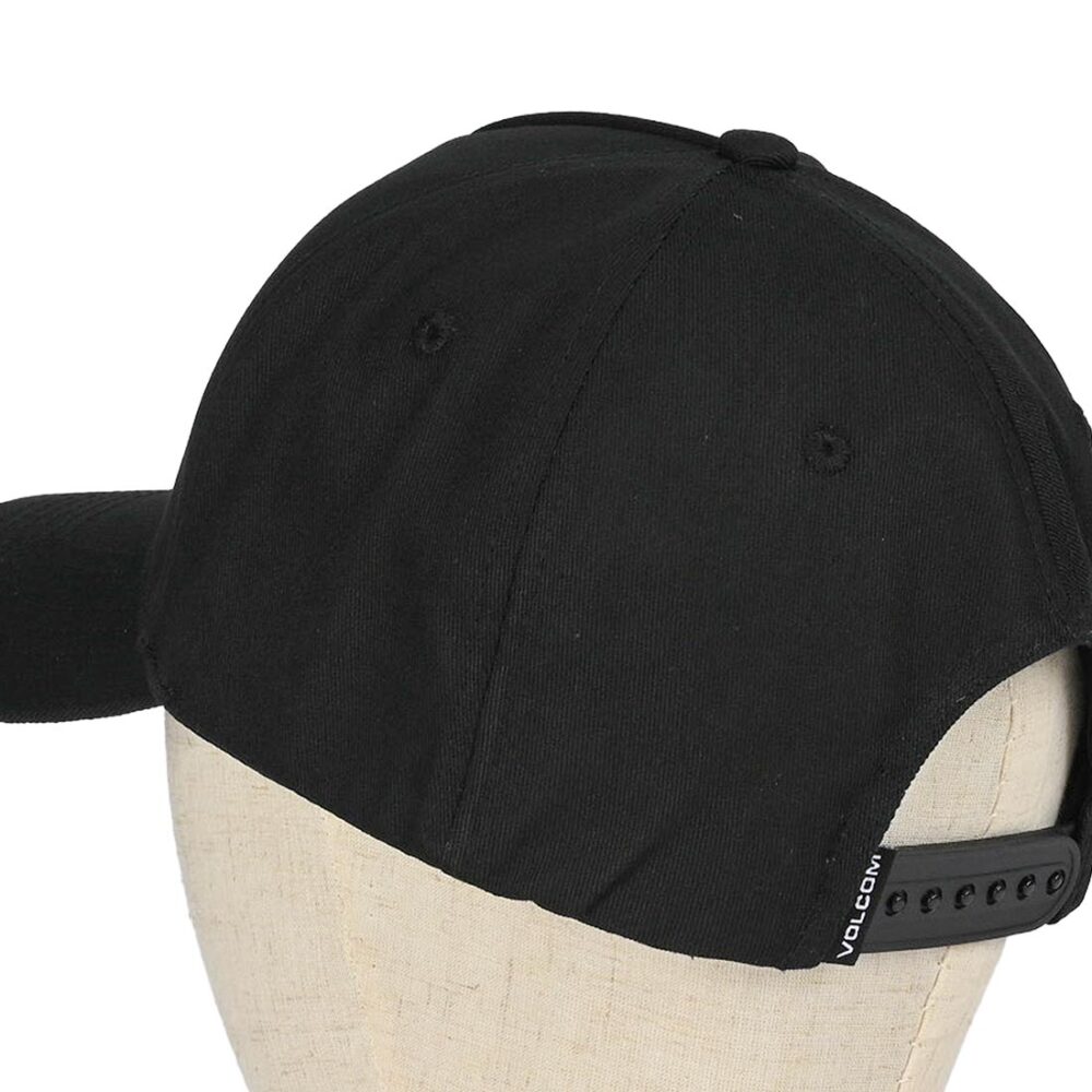 Volcom Embossed Stone ADJ Snapback Cap - Black