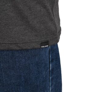 Volcom Free Wheel S/S T-Shirt - Heather Black