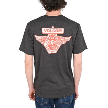 Volcom Free Wheel S/S T-Shirt - Heather Black