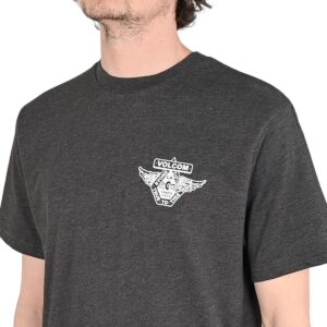 Volcom Free Wheel S/S T-Shirt - Heather Black