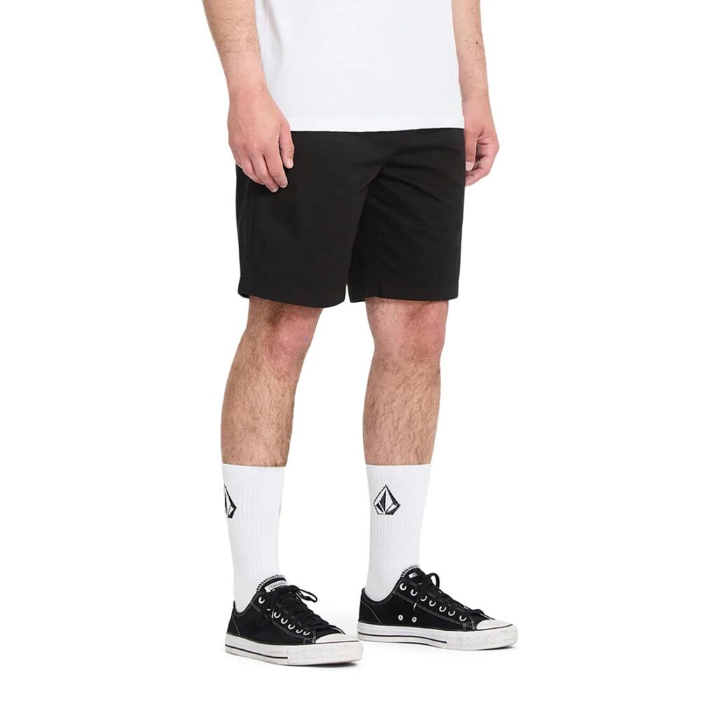 Volcom Frickin Elasticated Waist 19" Shorts - Black (SP26)