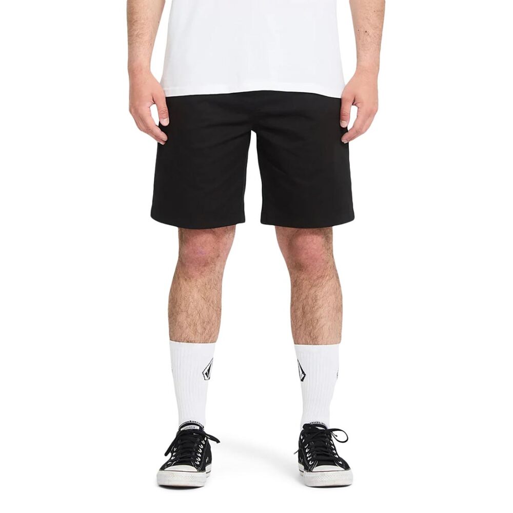 Volcom Frickin Elasticated Waist 19" Shorts - Black (SP26)