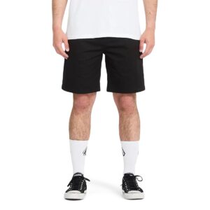 Volcom Frickin Elasticated Waist 19" Shorts - Black (SP26)