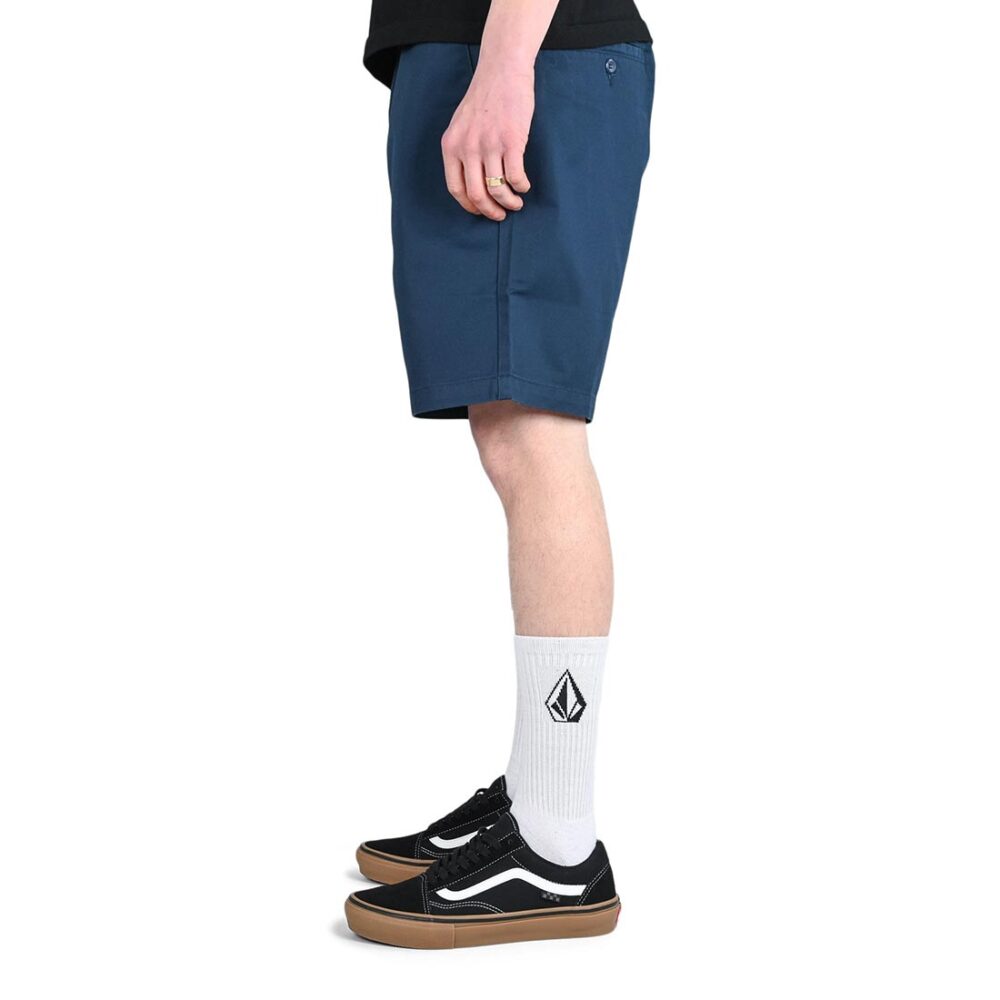 Volcom Frickin Elasticated Waist 19" Shorts - Dust Bowl Indigo