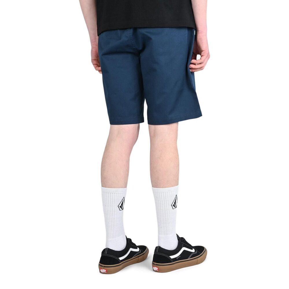 Volcom Frickin Elasticated Waist 19" Shorts - Dust Bowl Indigo