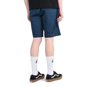 Volcom Frickin Elasticated Waist 19" Shorts - Dust Bowl Indigo