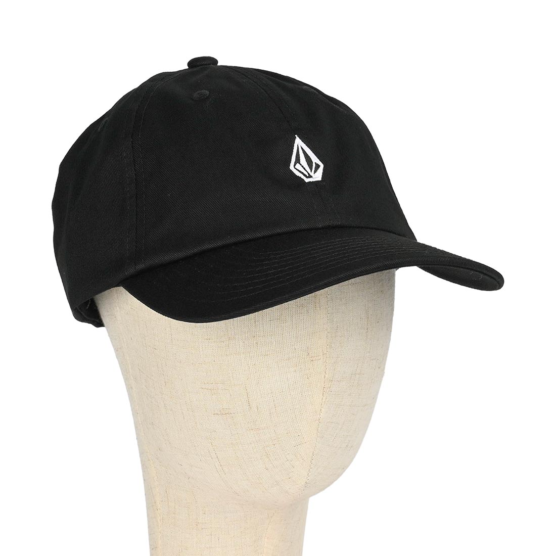 Volcom Full Stone ADJ Strapback Cap - Black - Unisex - Cotton