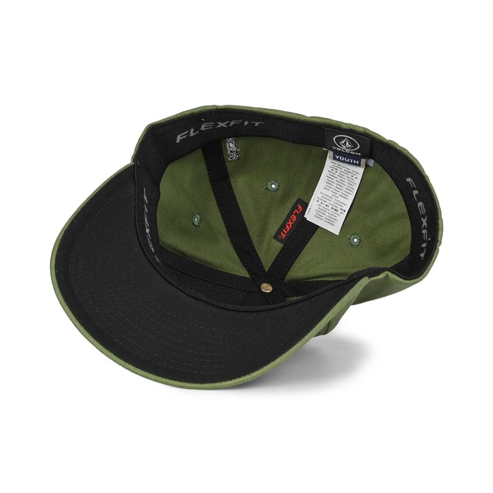 Volcom Full Stone Flexfit Youth Cap - Olive