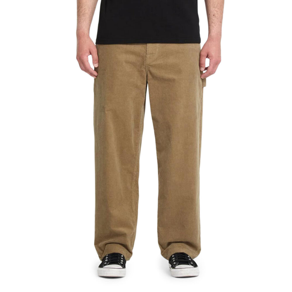 Volcom Kraftsman Loose Cord Pants - Dark Khaki