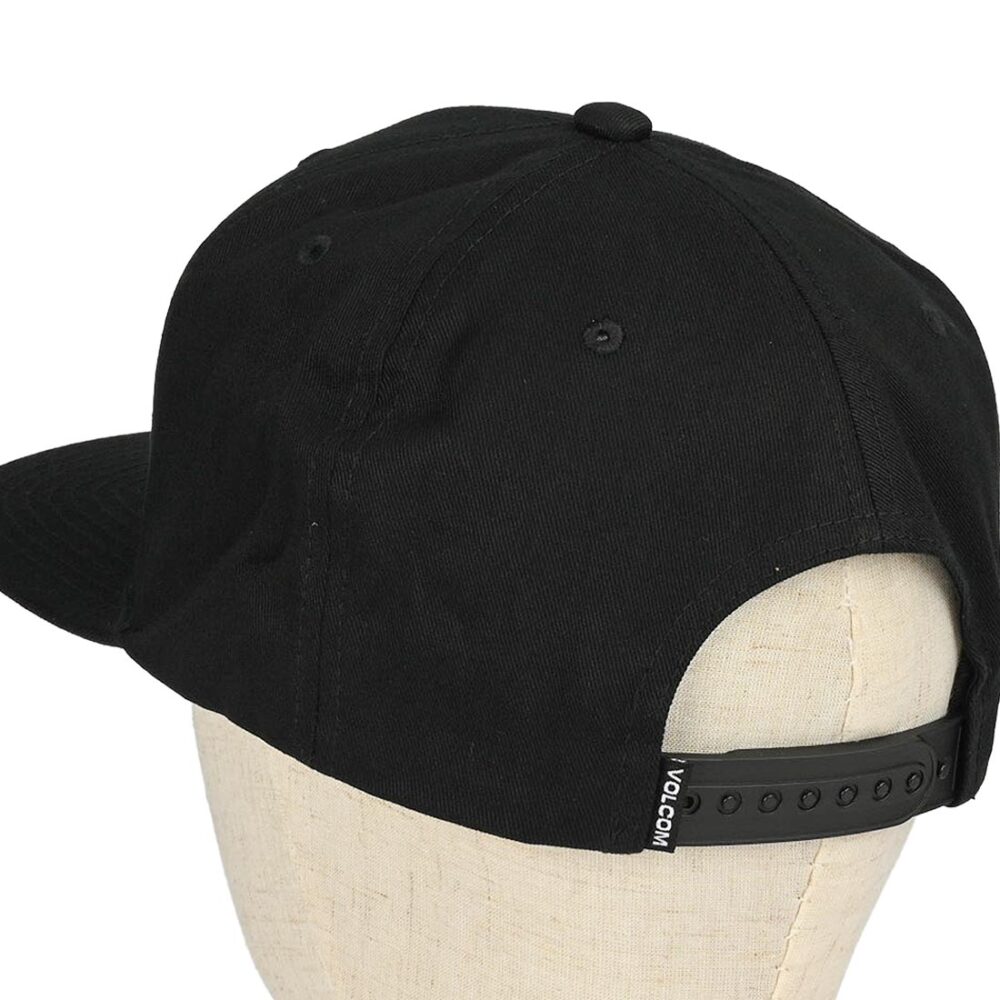 Volcom Quarter Twill Snapback Cap - Black