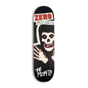 Zero x Misfits Business Skateboard Deck - Glow in the Dark