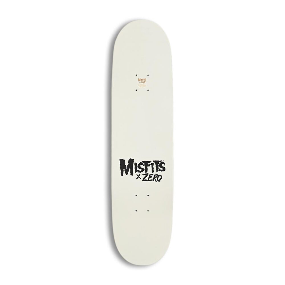 Zero x Misfits Business Skateboard Deck - Glow in the Dark