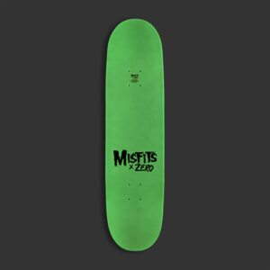 Zero x Misfits Business Skateboard Deck - Glow in the Dark