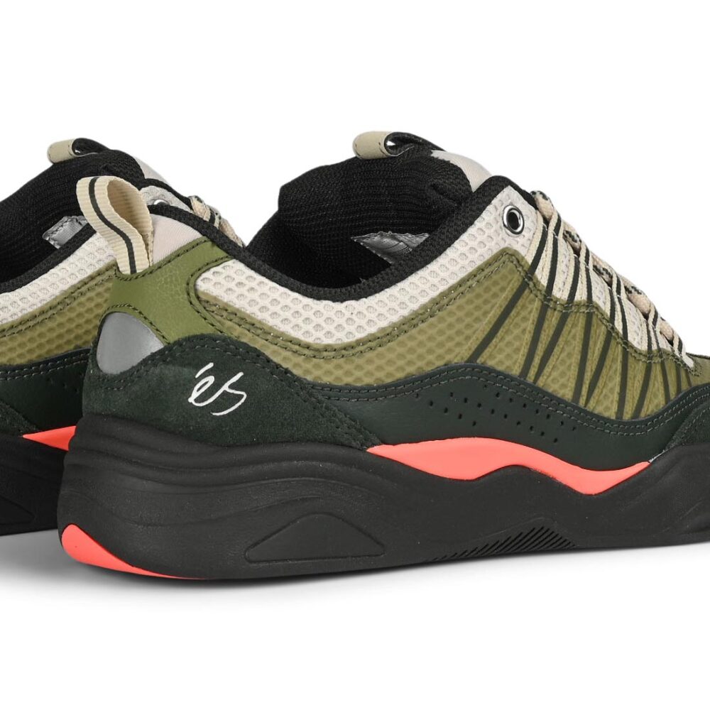 eS Imprint Skate Shoes - Green/Black