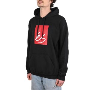 eS Main Block Pullover Hoodie - Black