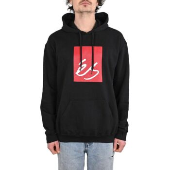 eS Main Block Pullover Hoodie - Black