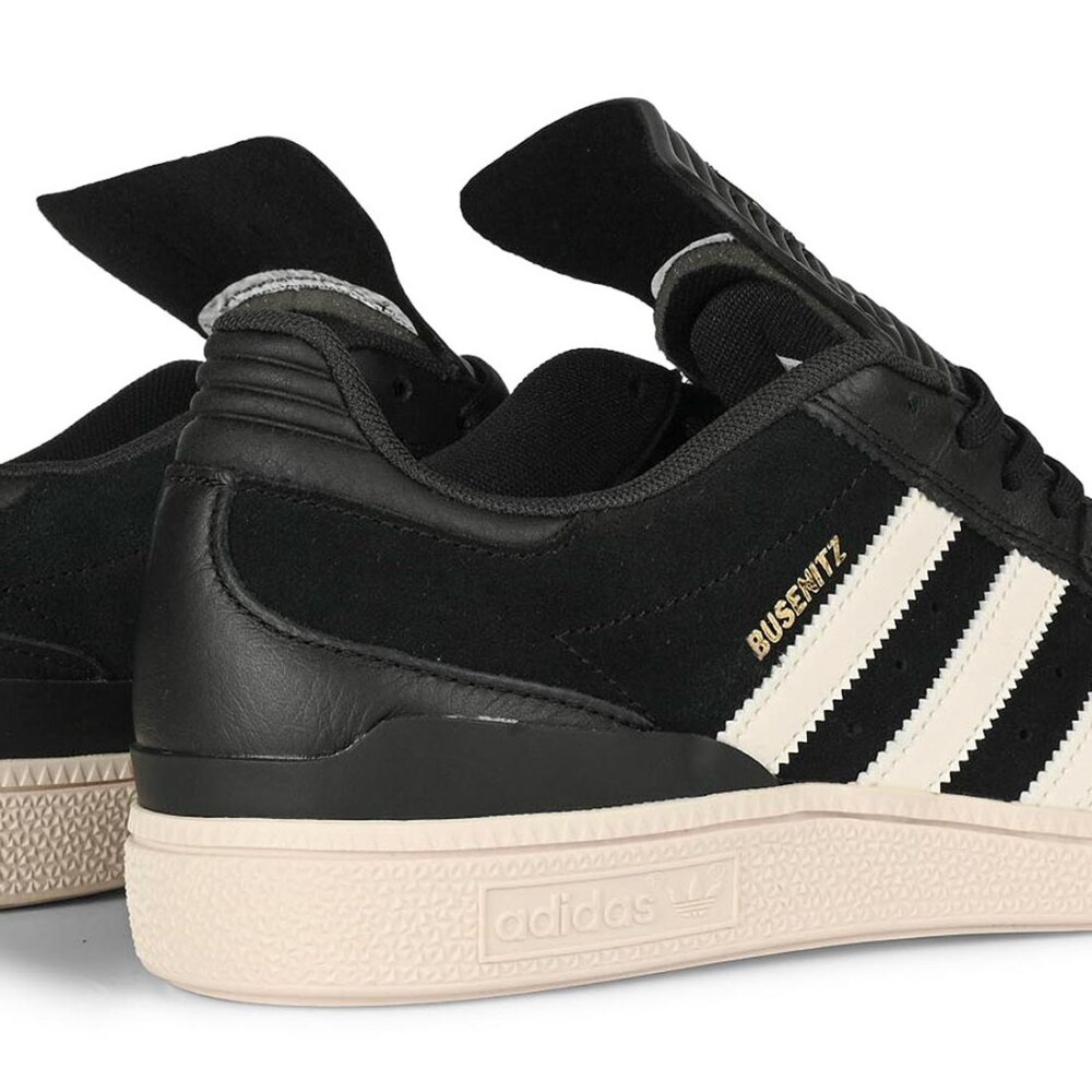 Adidas Busenitz Skate Shoes - Core Black/Chalk White/Gold
