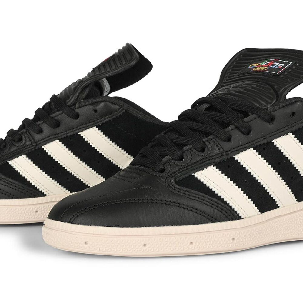 Adidas Busenitz Skate Shoes - Core Black/Chalk White/Gold