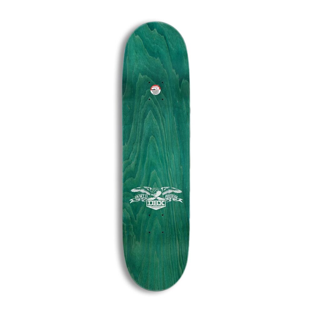 Anti Hero Grant Taylor DBX Makalassi 8.5" Skateboard Deck - Silver