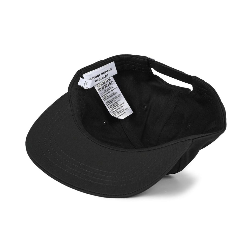 Beyond Medals Baekkel Unstructured Snapback Cap - Black
