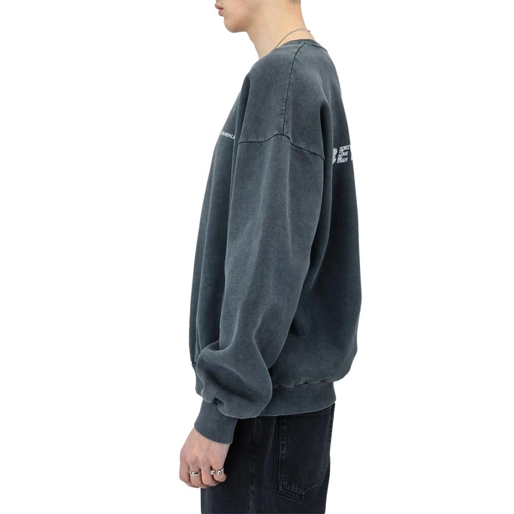 Beyond Medals Distressed Logo Crew Sweater - Black