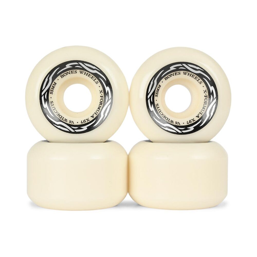 Bones X-Formula V6 Widecut 97a 55mm Skateboard Wheels (SP26)