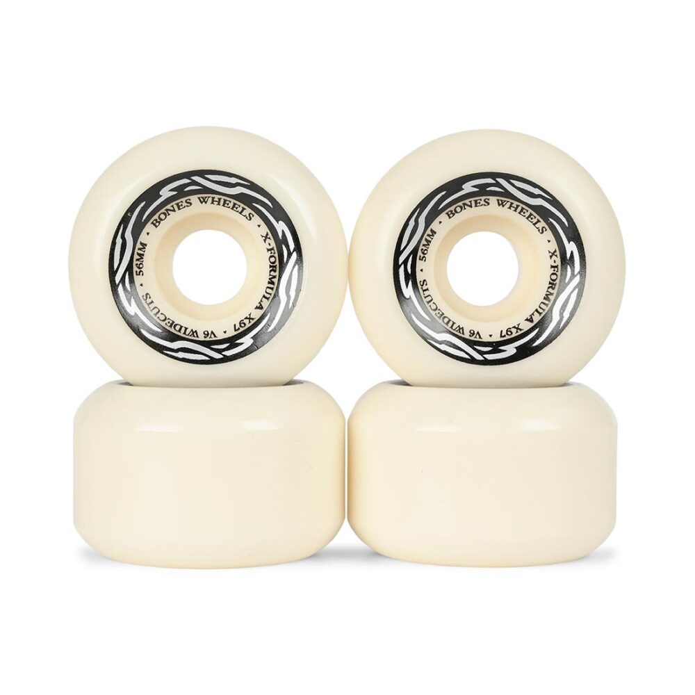 Bones X-Formula V6 Widecut 97a 56mm Skateboard Wheels (SP26)