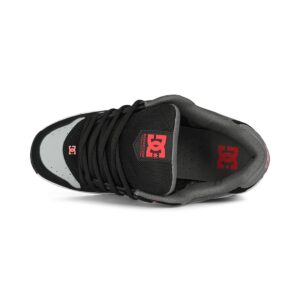 DC AT-2 Skate Shoes - Black/Grey/Red