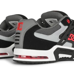 DC AT-2 Skate Shoes - Black/Grey/Red