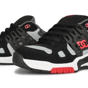 DC AT-2 Skate Shoes - Black/Grey/Red