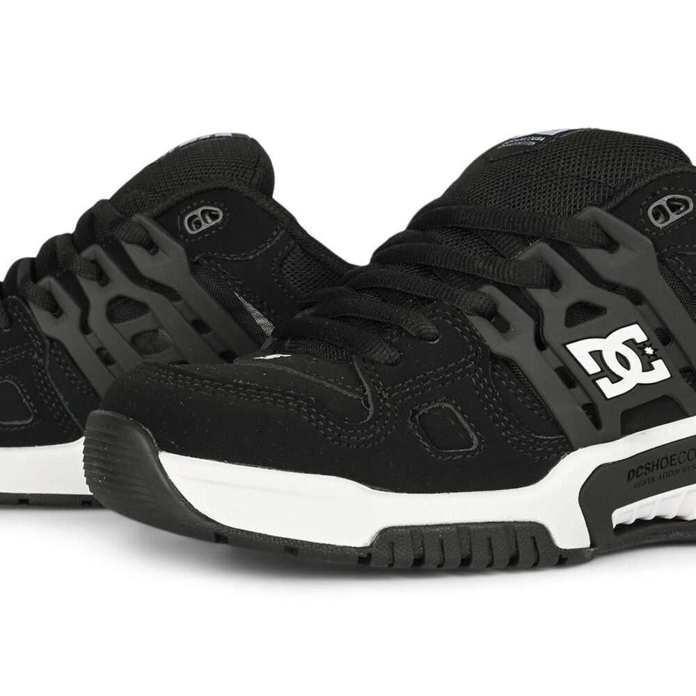 DC AT-2 Skate Shoes - Black/White
