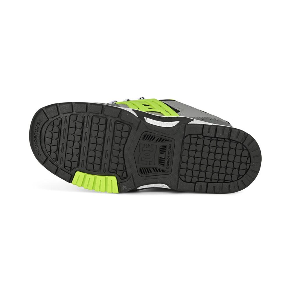 DC AT-2 Skate Shoes - Grey/Black/Lime
