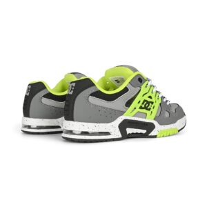 DC AT-2 Skate Shoes - Grey/Black/Lime