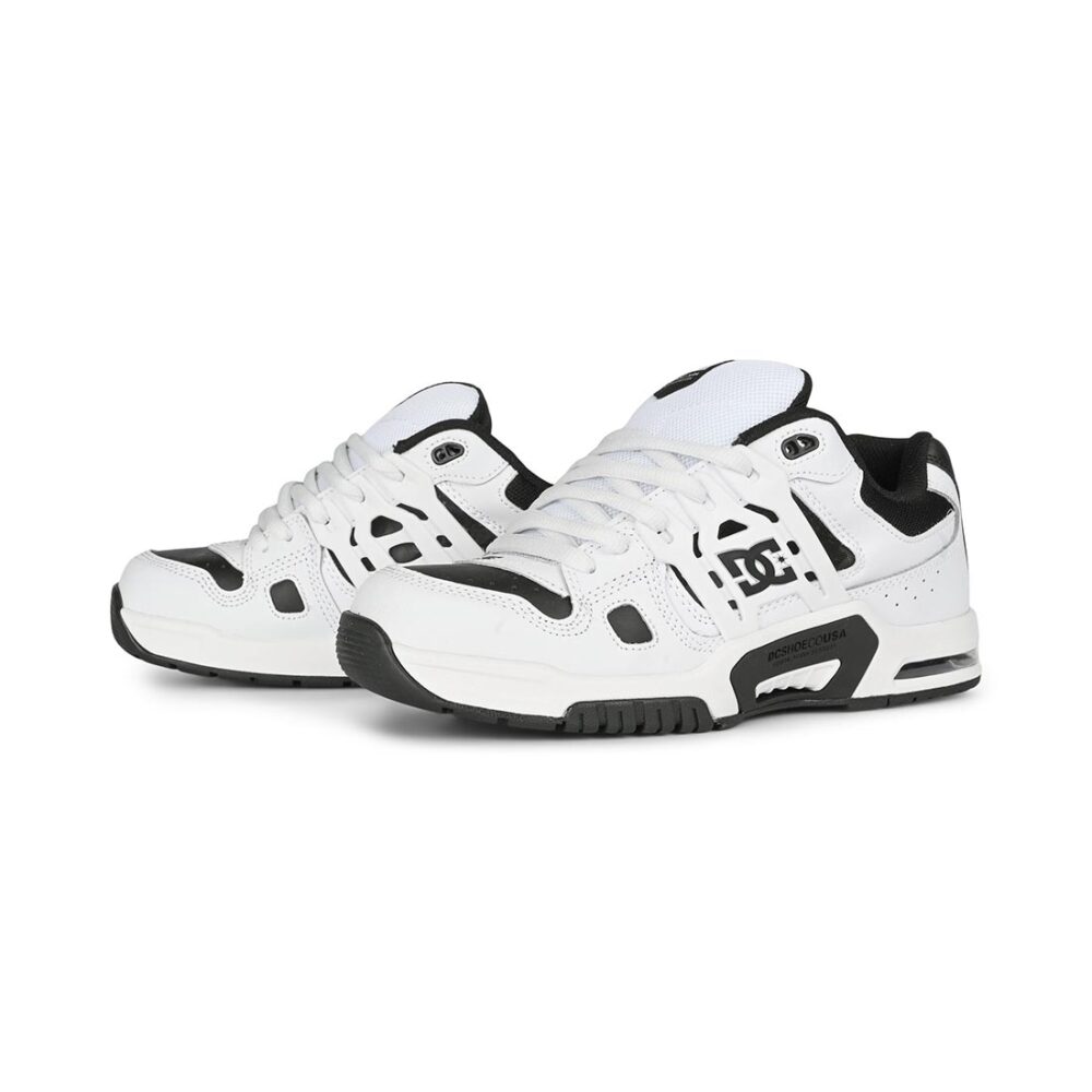DC AT-2 Skate Shoes - White/Black/White
