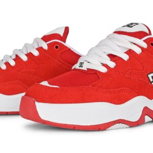 DC Ascend LE Skate Shoes - Red/White