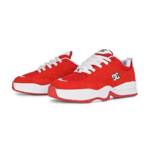 DC Ascend LE Skate Shoes - Red/White