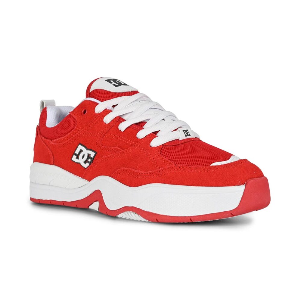 DC Ascend LE Skate Shoes - Red/White