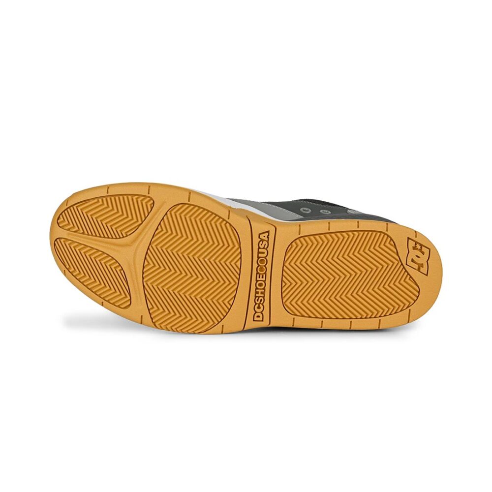 DC Ascend S Skate Shoes - Dark Grey/Grey/Tan