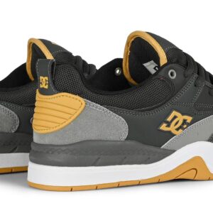 DC Ascend S Skate Shoes - Dark Grey/Grey/Tan