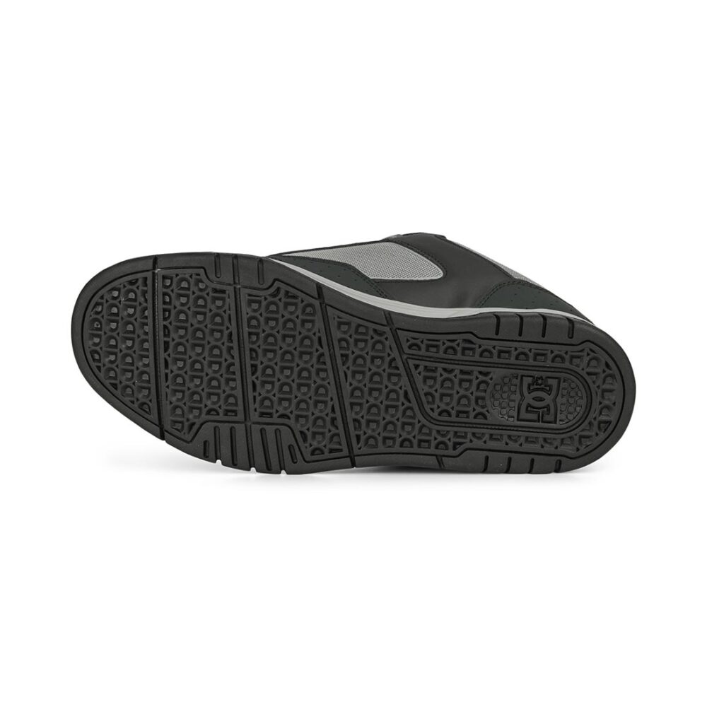 DC Coiler Skate Shoes - Dark Grey/Grey/Red