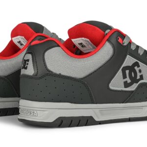DC Coiler Skate Shoes - Dark Grey/Grey/Red