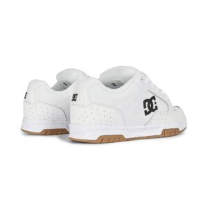 DC Coiler Skate Shoes - White/Black/Gum