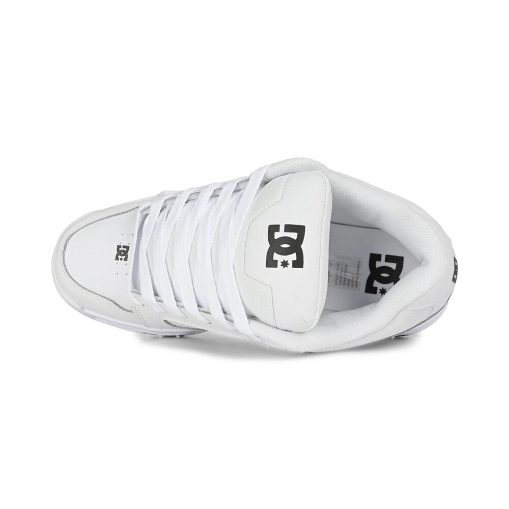 DC Coiler Skate Shoes - White/Black/Gum