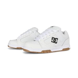 DC Coiler Skate Shoes - White/Black/Gum