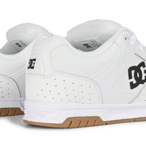DC Coiler Skate Shoes - White/Black/Gum