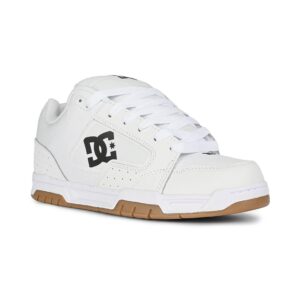 DC Coiler Skate Shoes - White/Black/Gum