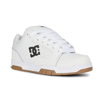 DC Coiler Skate Shoes - White/Black/Gum