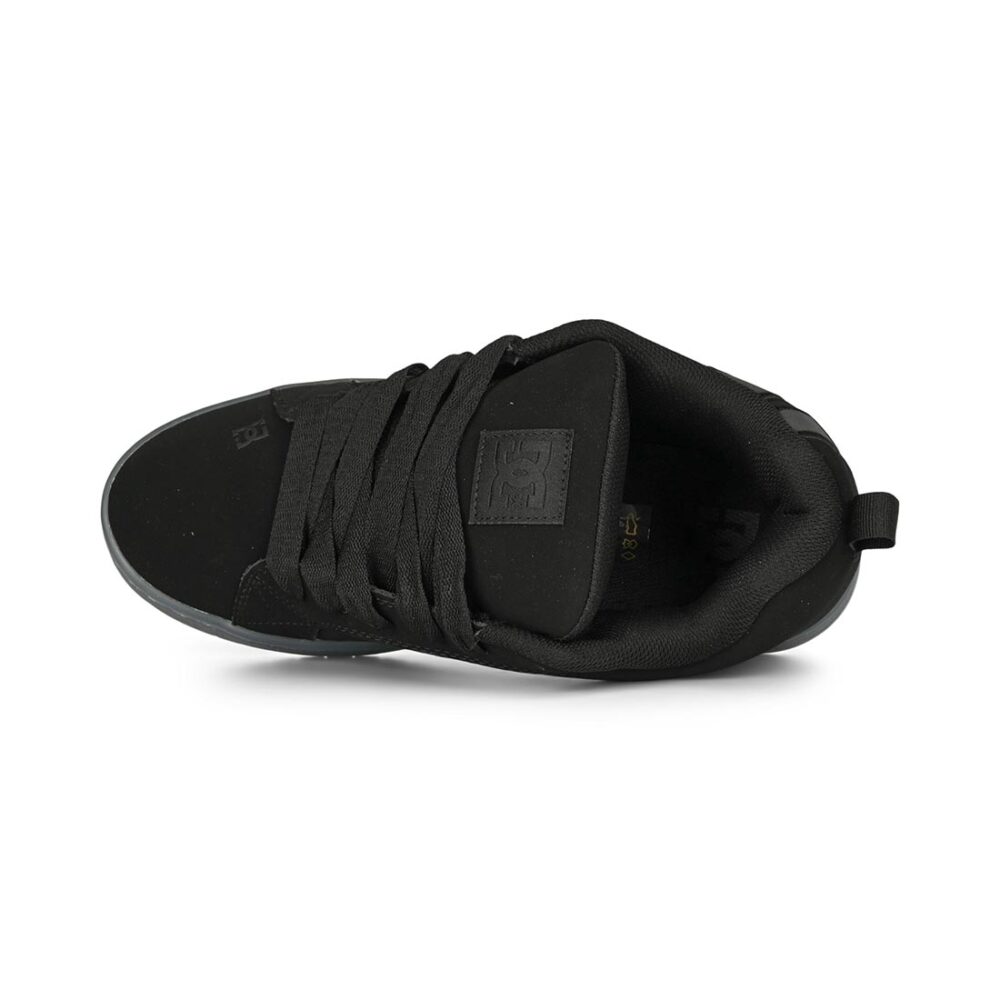 DC Court Graffik SE Skate Shoes - Black/Grey/Black Reflective