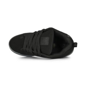 DC Court Graffik SE Skate Shoes - Black/Grey/Black Reflective